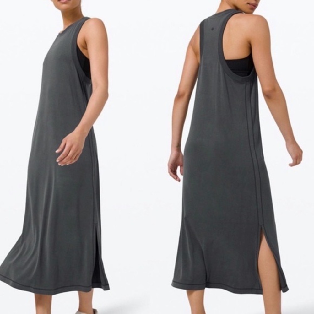 lululemon athletica Gray Sleeveless Dress